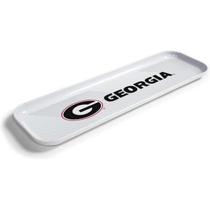 image:imageYouTheFan OfficiallyLicensed NCAA Snack Platter Platter  100 Melamine Dishwasher Safe BPA Free  16 x 5  Fan Gift for Snacks appetizers and FoodGeorgia Bulldogs