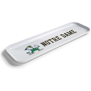 image:imageYouTheFan OfficiallyLicensed NCAA Snack Platter Platter  100 Melamine Dishwasher Safe BPA Free  16 x 5  Fan Gift for Snacks appetizers and FoodNotre Dame Fighting Irish