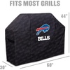image:imageYouTheFan NFL Heavy Duty Waterproof Grill Cover  UV Resistant Durable Polyester BBQ Cover Weatherproof Protection for Outdoor Gas or Charcoal Grills for Grills up to 5 WideBuffalo Bills