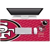 image:imageYouTheFan NFL San Francisco 49ers Logo Series Desk Pad amp Rico Industries NFL San Francisco 49ers Home Dcor Metal Street Sign 4 x 15  Great for Home Office Bedroom amp Man Cave  MadeSilver