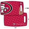 image:imageYouTheFan NFL San Francisco 49ers Spirit Series 3Piece BBQ Set Stainless Steel 22 x 9 amp NFL San Francisco 49ers Logo Series Cutting Board