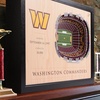 image:imageYouTheFan NFL Washington Commanders 25Layer StadiumViews 3D Wall Art