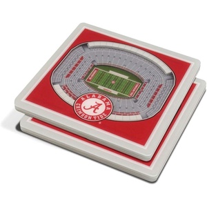 image:imageYouTheFan 9021964 NCAA Alabama Crimson Tide BryantDenny Stadium 3D StadiumViews Coaster Set  Pack of 2