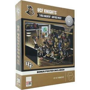 image:imageYouTheFan NCAA UCF Knights Purebred Fans A Real Nailbiter 500pc Puzzle amp Bonus Poster Team Colors 15 X 20
