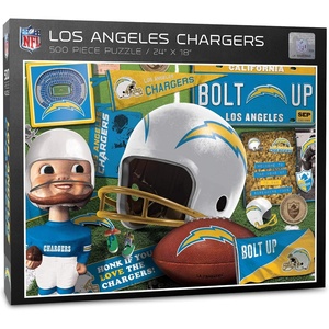image:imageYouTheFan NFL Retro Series Puzzle  500 PiecesLos Angeles Chargers