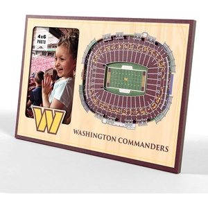 image:imageYouTheFan NFL Washington Commanders 3D StadiumView Picture Frame