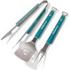 image:imageYouTheFan NFL Miami Dolphins Spirit Series 3Piece BBQ Set Stainless Steel 22 x 9 amp NFL Miami Dolphins Retro Series Cutting Board Medium