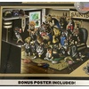 image:imageYouTheFan NFL New Orleans Saints Purebred Fans NFL Purebred Fans A Real Nailbiter Puzzle amp Bonus Poster Team Colors 15 X 20