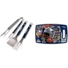 image:imageYouTheFan NFL New England Patriots 3Piece 22 x 9 BBQ Set 145 x 9 Cutting Board