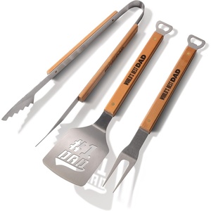 image:imageYouTheFan Universal Classic Series 3pc BBQ Grill Set1 Dad