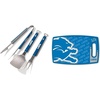 image:imageYouTheFan NFL Detroit Lions Spirit Series 3Piece BBQ Set Stainless Steel 22 x 9 amp NFL Detroit Lions Logo Series Cutting Board