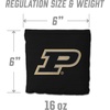 image:imageYouTheFan OfficiallyLicensed NCAA Set of 8 Cornhole Bags  All Weather Dual Sided Slide amp Stop  Regulation Size with Carry casePurdue Boilermakers