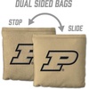 image:imageYouTheFan OfficiallyLicensed NCAA Set of 8 Cornhole Bags  All Weather Dual Sided Slide amp Stop  Regulation Size with Carry casePurdue Boilermakers