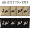 image:imageYouTheFan OfficiallyLicensed NCAA Set of 8 Cornhole Bags  All Weather Dual Sided Slide amp Stop  Regulation Size with Carry casePurdue Boilermakers