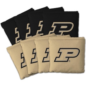 image:imageYouTheFan OfficiallyLicensed NCAA Set of 8 Cornhole Bags  All Weather Dual Sided Slide amp Stop  Regulation Size with Carry casePurdue Boilermakers