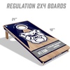 image:imageYouTheFan NCAA Butler Bulldogs Personalized Slogan Series 2 x 4 Professional Wood Cornhole Game with Logo Bags