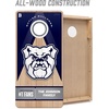 image:imageYouTheFan NCAA Butler Bulldogs Personalized Slogan Series 2 x 4 Professional Wood Cornhole Game with Logo Bags