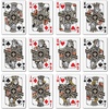 image:imageYouTheFan NFL OfficiallyLicensed Playing Cards  Original Artwork on All face Cards and Jokers  Teams Official Colors  Quality Linen Texture  Designed in The USANew Orleans Saints