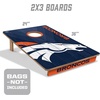 image:imageYouTheFan NFL 2 x 3 Wood Cornhole GameDenver Broncos