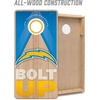 image:imageYouTheFan NFL 2 x 4 Slogan Series Professional Wood Cornhole GameLos Angeles Chargers
