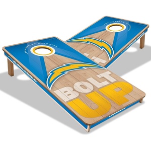 image:imageYouTheFan NFL 2 x 4 Slogan Series Professional Wood Cornhole GameLos Angeles Chargers