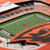 image:imageYouTheFan Officiallylicensed NCAA Stadium Series 3D Wall Art  multilayer team stadium replica detailed sports fan gift indoor decorOregon State Beavers
