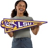 image:imageYouTheFan NCAA 3D Wall Pennant precisioncrafted unique shape made of multiple layers readytohang officially licensed and stylish addition for ultimate team fanLSU Tigers