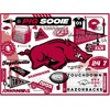 image:imageYouTheFan NCAA Michigan Wolverines Scrapbook Puzzle  500 Pieces 18 X 24 Size Original Artwork Humorous Illustrations Fun Design Officially LicensedArkansas Razorbacks