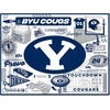 image:imageYouTheFan NCAA Michigan Wolverines Scrapbook Puzzle  500 Pieces 18 X 24 Size Original Artwork Humorous Illustrations Fun Design Officially LicensedByu Cougars
