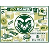 image:imageYouTheFan NCAA Michigan Wolverines Scrapbook Puzzle  500 Pieces 18 X 24 Size Original Artwork Humorous Illustrations Fun Design Officially LicensedColorado State Rams
