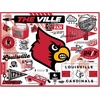 image:imageYouTheFan NCAA Michigan Wolverines Scrapbook Puzzle  500 Pieces 18 X 24 Size Original Artwork Humorous Illustrations Fun Design Officially LicensedLouisville Cardinals