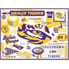 image:imageYouTheFan NCAA Michigan Wolverines Scrapbook Puzzle  500 Pieces 18 X 24 Size Original Artwork Humorous Illustrations Fun Design Officially LicensedLsu Tigers
