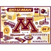 image:imageYouTheFan NCAA Michigan Wolverines Scrapbook Puzzle  500 Pieces 18 X 24 Size Original Artwork Humorous Illustrations Fun Design Officially LicensedMinnesota Golden Gophers