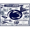 image:imageYouTheFan NCAA Michigan Wolverines Scrapbook Puzzle  500 Pieces 18 X 24 Size Original Artwork Humorous Illustrations Fun Design Officially LicensedPenn State Nittany Lions
