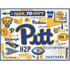 image:imageYouTheFan NCAA Michigan Wolverines Scrapbook Puzzle  500 Pieces 18 X 24 Size Original Artwork Humorous Illustrations Fun Design Officially LicensedPittsburgh Panthers