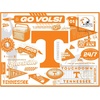 image:imageYouTheFan NCAA Michigan Wolverines Scrapbook Puzzle  500 Pieces 18 X 24 Size Original Artwork Humorous Illustrations Fun Design Officially LicensedTennessee Volunteers