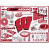 image:imageYouTheFan NCAA Michigan Wolverines Scrapbook Puzzle  500 Pieces 18 X 24 Size Original Artwork Humorous Illustrations Fun Design Officially LicensedWisconsin Badgers