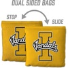 image:imageYouTheFan OfficiallyLicensed NCAA Set of 8 Cornhole Bags  All Weather Dual Sided Slide amp Stop  Regulation Size with Carry caseIdaho Vandals