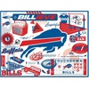 image:imageYouTheFan NFL Carolina Panthers Scrapbook Puzzle  500 Pieces 18 X 24 Size Original Artwork Humorous Illustrations Fun Design Officially LicensedBuffalo Bills