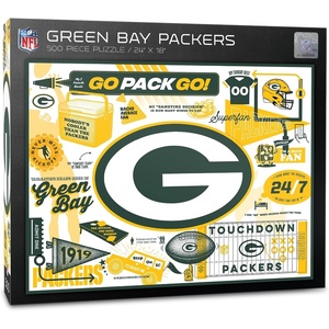 image:imageYouTheFan NFL Carolina Panthers Scrapbook Puzzle  500 Pieces 18 X 24 Size Original Artwork Humorous Illustrations Fun Design Officially LicensedGreen Bay Packers