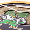 image:imageYouTheFan NCAA Notre Dame Fighting Irish StadiumView 3D Wall Clock  3D Multiple Layers Form Replica Of Team Stadium Ready To Hang Officially Licensed Fan Gift Floating Wall Mount Design