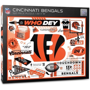 image:imageYouTheFan NFL Washington Commanders Scrapbook PuzzleCincinnati Bengals