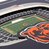 image:imageYouTheFan Officiallylicensed NFL Stadium Series 3D Wall Art  multilayer team stadium replica detailed sports fan gift indoor decorChicago Bears