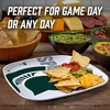 image:imageYouTheFan OfficiallyLicensed NCAA Large Party Plate  1025 x 1025  100 Melamine Dishwasher Safe BPA Free  Fan Gift for Snacks appetizers and FoodMichigan State Spartans