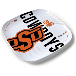image:imageYouTheFan OfficiallyLicensed NCAA Large Party Plate  1025 x 1025  100 Melamine Dishwasher Safe BPA Free  Fan Gift for Snacks appetizers and FoodOklahoma State Cowboys