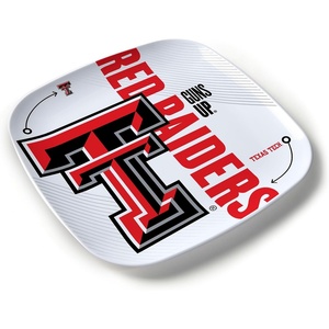image:imageYouTheFan OfficiallyLicensed NCAA Large Party Plate  1025 x 1025  100 Melamine Dishwasher Safe BPA Free  Fan Gift for Snacks appetizers and FoodTexas Tech Red Raiders