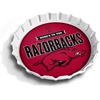 image:imageYouTheFan OfficiallyLicensed NCAA Bottlecap Serving Tray  13 x 13  Bottle Cap Shaped Tray  100 Melamine Dishwasher Safe BPA Free  Great Fan GiftArkansas Razorbacks