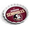 image:imageYouTheFan OfficiallyLicensed NCAA Bottlecap Serving Tray  13 x 13  Bottle Cap Shaped Tray  100 Melamine Dishwasher Safe BPA Free  Great Fan GiftFlorida State Seminoles