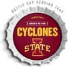 image:imageYouTheFan OfficiallyLicensed NCAA Bottlecap Serving Tray  13 x 13  Bottle Cap Shaped Tray  100 Melamine Dishwasher Safe BPA Free  Great Fan GiftIowa State Cyclones