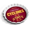 image:imageYouTheFan OfficiallyLicensed NCAA Bottlecap Serving Tray  13 x 13  Bottle Cap Shaped Tray  100 Melamine Dishwasher Safe BPA Free  Great Fan GiftIowa State Cyclones